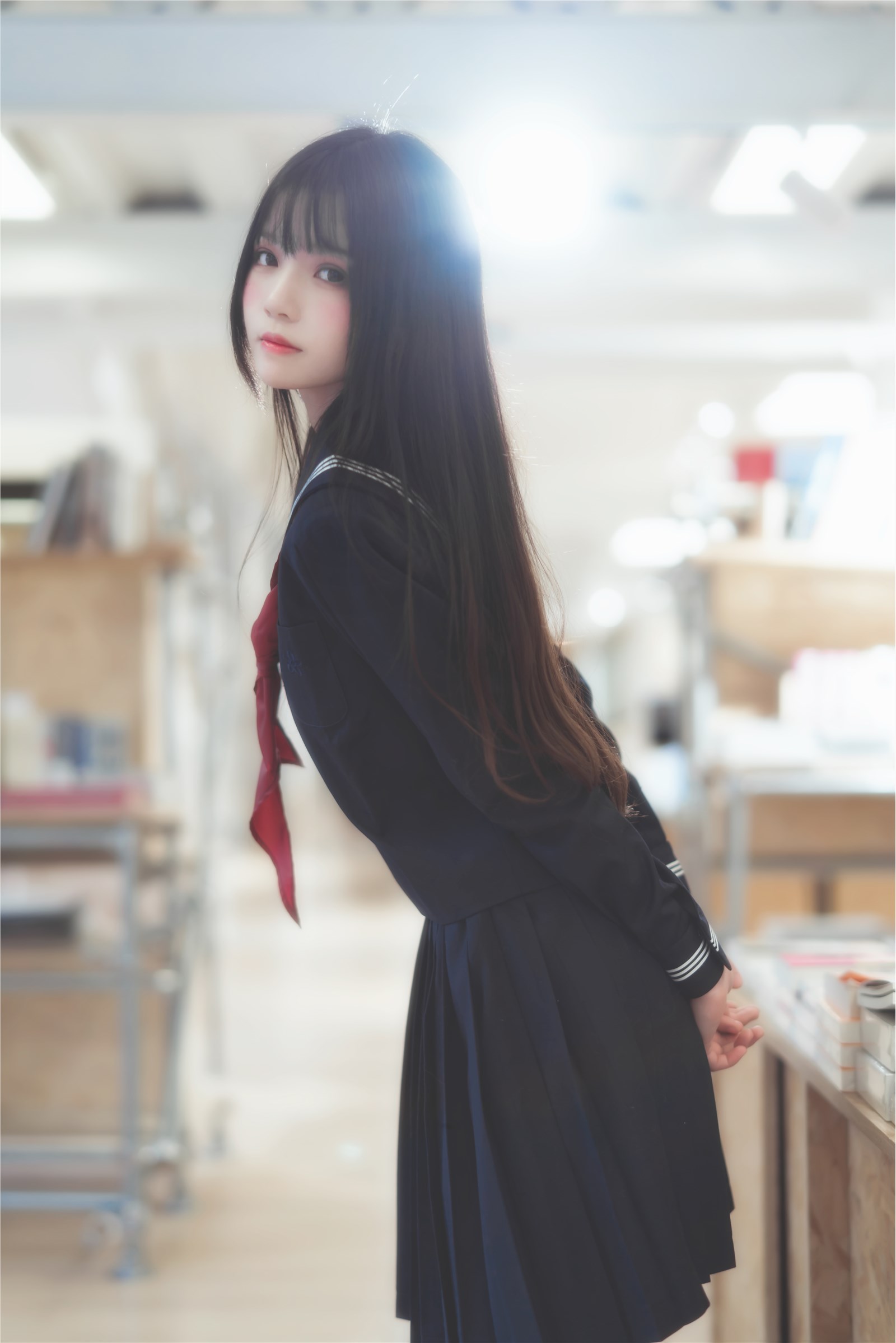 Ourepeach Meow NO.043 Little Maiden Sailor coat black(47)